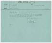 Thumbnail image of item number 1 in: '[Letter from T. L. James to D. W. Kempner, October 25, 1949]'.