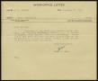 Letter: [Letter from T. L. James to D. W. Kempner, November 28, 1950]