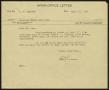 Letter: [Letter from T. L. James to D. W. Kempner, April 27, 1950]
