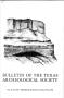 Primary view of Bulletin of the Texas Archeological Society, Volume 33, 1962