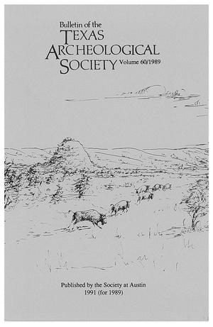 Primary view of object titled 'Bulletin of the Texas Archeological Society, Volume 60, 1989'.