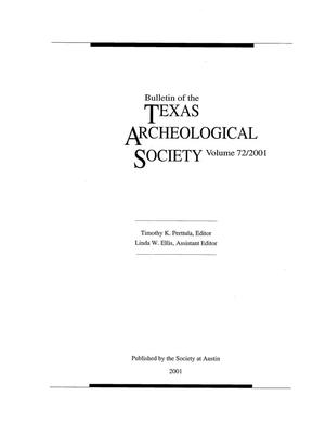 Primary view of object titled 'Bulletin of the Texas Archeological Society, Volume 72, 2001'.
