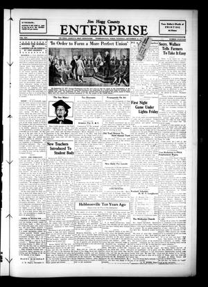 Primary view of object titled 'Jim Hogg County Enterprise (Hebbronville, Tex.), Vol. 14, No. 18, Ed. 1 Thursday, September 14, 1939'.