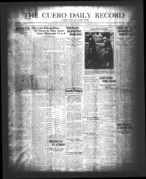 Primary view of object titled 'The Cuero Daily Record (Cuero, Tex.), Vol. 65, No. 113, Ed. 1 Friday, November 12, 1926'.