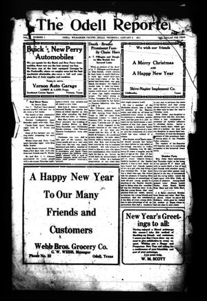 The Odell Reporter (Odell, Tex.), Vol. 2, No. 1, Ed. 1 Thursday, January 2, 1913