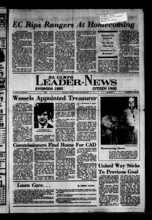 Primary view of object titled 'El Campo Leader-News (El Campo, Tex.), Vol. 99, No. 61, Ed. 1 Saturday, October 22, 1983'.