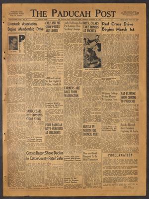 Primary view of object titled 'The Paducah Post (Paducah, Tex.), Vol. 48, No. 47, Ed. 1 Thursday, February 23, 1956'.