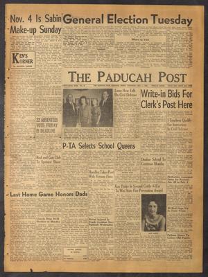 Primary view of object titled 'The Paducah Post (Paducah, Tex.), Vol. 56, No. 32, Ed. 1 Thursday, November 1, 1962'.