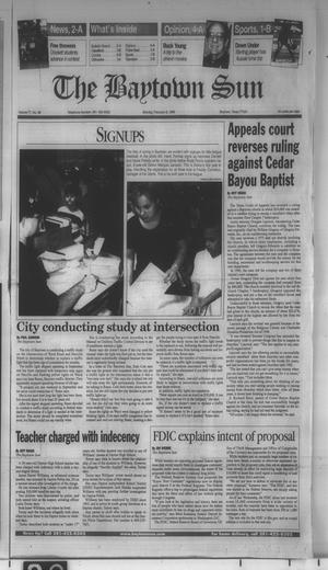 Primary view of object titled 'The Baytown Sun (Baytown, Tex.), Vol. 77, No. 86, Ed. 1 Monday, February 8, 1999'.