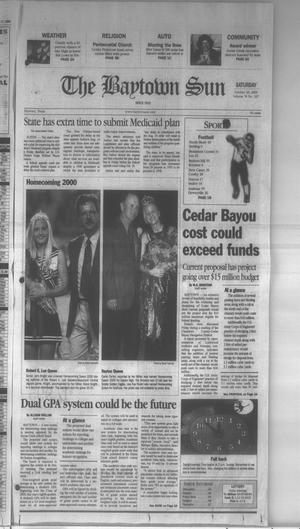 Primary view of object titled 'The Baytown Sun (Baytown, Tex.), Vol. 78, No. 337, Ed. 1 Saturday, October 28, 2000'.