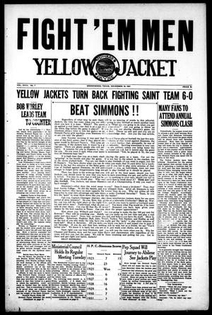 Primary view of object titled 'Yellow Jacket (Brownwood, Tex.), Vol. 18, No. 7, Ed. 1, Thursday, November 19, 1931'.