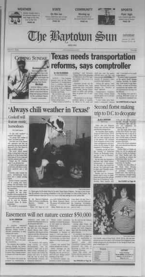 Primary view of object titled 'The Baytown Sun (Baytown, Tex.), Vol. 79, No. 48, Ed. 1 Saturday, January 13, 2001'.