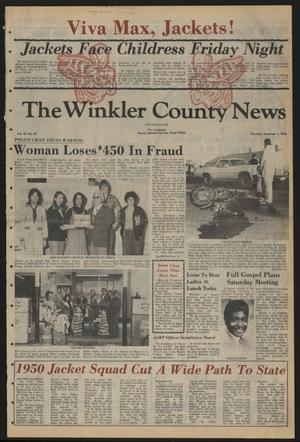 Primary view of object titled 'The Winkler County News (Kermit, Tex.), Vol. 43, No. 23, Ed. 1 Thursday, December 7, 1978'.