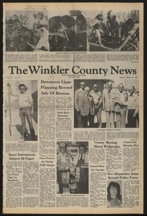 Primary view of object titled 'The Winkler County News (Kermit, Tex.), Vol. 42, No. 12, Ed. 1 Monday, October 24, 1977'.