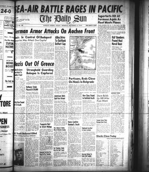 Primary view of object titled 'The Daily Sun (Goose Creek, Tex.), Vol. 27, No. 105, Ed. 1 Monday, October 16, 1944'.