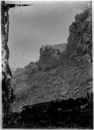 Primary view of object titled '[Two Men on Bluff]'.