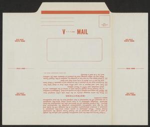 Primary view of object titled '[Blank V-Mail Envelope]'.