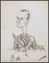 Thumbnail image of item number 1 in: '[Cartoon Sketch of Kenneth Parker at Desk]'.
