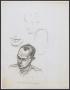 Thumbnail image of item number 1 in: '[Sketch of Major McConnell by M. A. Krieger]'.