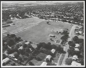 Primary view of object titled '[Aerial View of Beckley Heights Park and Surrounding Area]'.