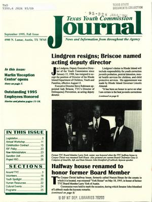 Texas Youth Commission Journal, September 1995