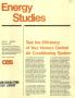 Journal/Magazine/Newsletter: Energy Studies, Volume 4, Number 5, May/June 1979