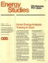 Journal/Magazine/Newsletter: Energy Studies, Volume 4, Number 2, November/December 1978