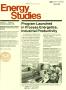 Journal/Magazine/Newsletter: Energy Studies, Volume 12, Number 2, November/December 1986