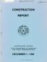 Primary view of Texas Construction Report: December 1990