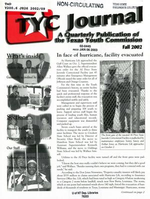 TYC Journal, Fall 2002