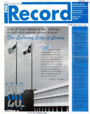 Primary view of object titled 'The Record, Number 132, Fall 1995'.