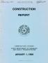 Primary view of Texas Construction Report: January 1989