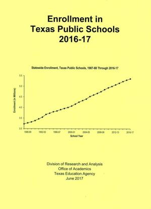 Primary view of Enrollment in Texas Public Schools: 2016-2017