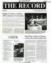 Thumbnail image of item number 1 in: 'The Record, Number 125, Spring 1992'.
