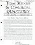 Journal/Magazine/Newsletter: Texas Business & Commercial Quarterly, Volume 3, Number 3, January 19…