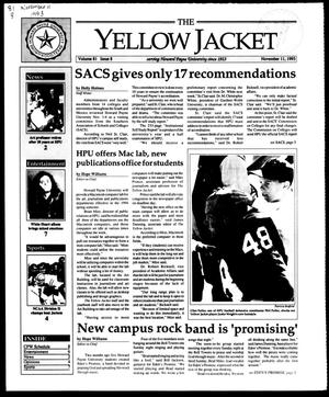 Primary view of object titled 'The Yellow Jacket (Brownwood, Tex.), Vol. 81, No. 8, Ed. 1, Thursday, November 11, 1993'.