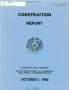 Primary view of Texas Construction Report: October 1985