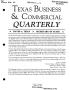 Journal/Magazine/Newsletter: Texas Business & Commercial Quarterly, Volume 1, Number 2, September …