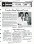 Journal/Magazine/Newsletter: Highlights, Volume 1, Number 2, April 1983