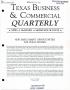 Journal/Magazine/Newsletter: Texas Business & Commercial Quarterly, Volume 3, Number 2, October 19…