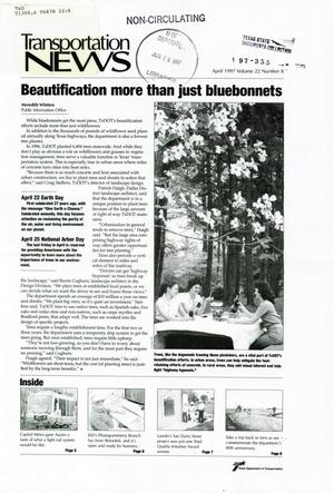 Primary view of object titled 'Transportation News, Volume 22, Number 8, April 1997'.