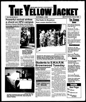 Primary view of object titled 'The Yellow Jacket (Brownwood, Tex.), Vol. 89, No. 5, Ed. 1, Thursday, October 1, 1998'.