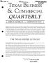 Thumbnail image of item number 1 in: 'Texas Business & Commercial Quarterly, Volume 1, Number 4, April 1983'.