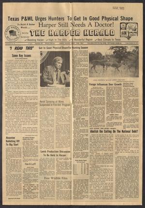 Primary view of object titled 'The Harper Herald (Harper, Tex.), Vol. 60, No. 43, Ed. 1 Friday, October 22, 1976'.