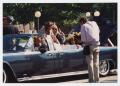 Primary view of [Actors and film crew prepare for motorcade scene in "JFK"]