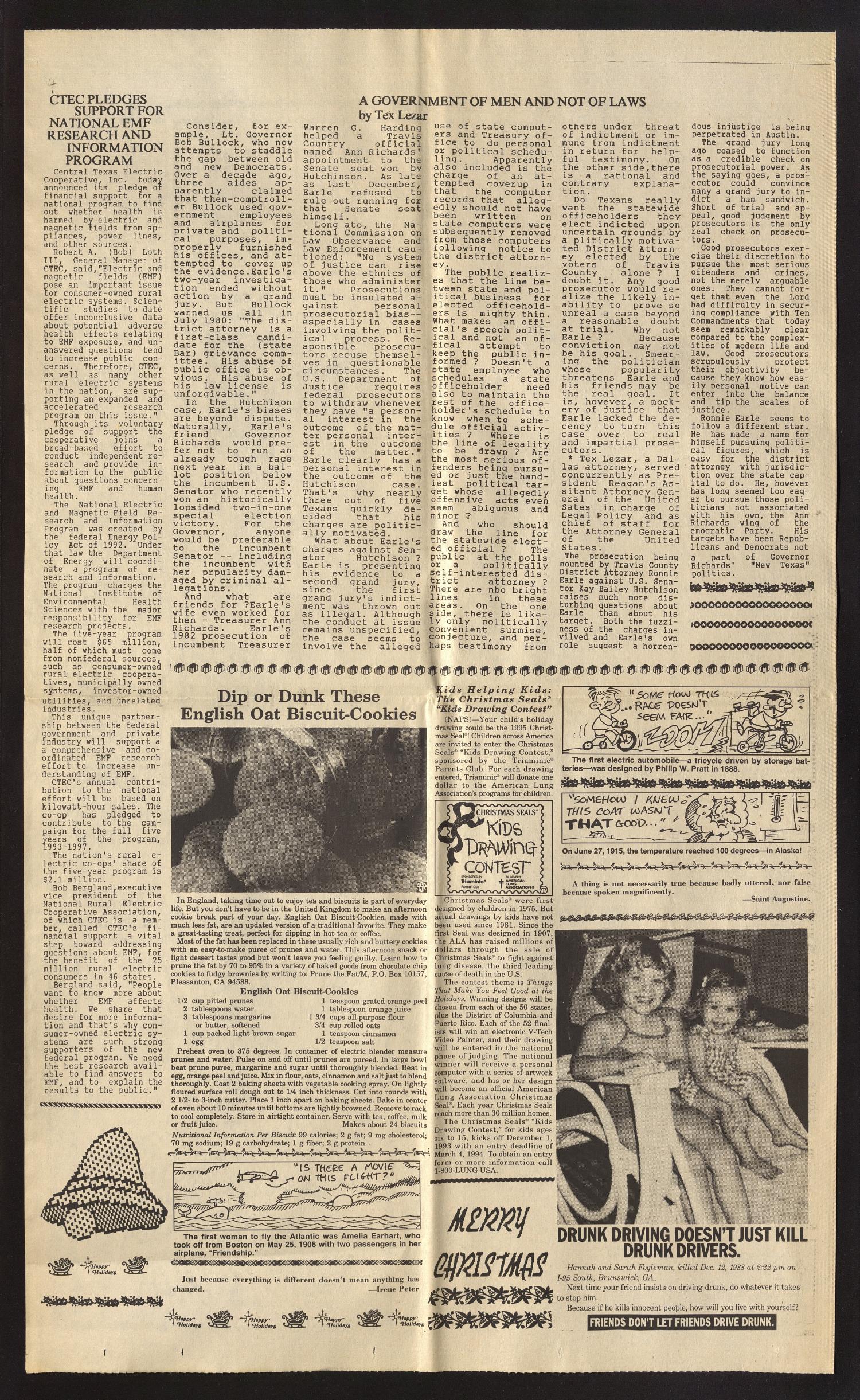The Harper Herald (Harper, Tex.), Vol. 67, No. 95, Ed. 1 Tuesday, December 14, 1993
                                                
                                                    [Sequence #]: 4 of 6
                                                
