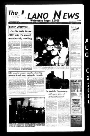 Primary view of object titled 'The Llano News (Llano, Tex.), Vol. 112, No. 43, Ed. 1 Wednesday, August 2, 2000'.