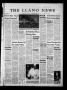 Newspaper: The Llano News (Llano, Tex.), Vol. 84, No. 50, Ed. 1 Thursday, Octobe…
