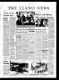 Newspaper: The Llano News (Llano, Tex.), Vol. 81, No. 52, Ed. 1 Thursday, Novemb…