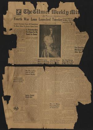 Primary view of object titled 'The Gilmer Weekly Mirror (Gilmer, Tex.), Ed. 1 Thursday, January 20, 1944'.